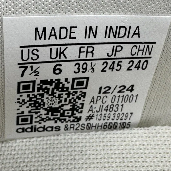 Adidas Shoes Womens Size 7.5 White Cloudfoam Move Slip On Walking Comfort JI4831 - Picture 11 of 11